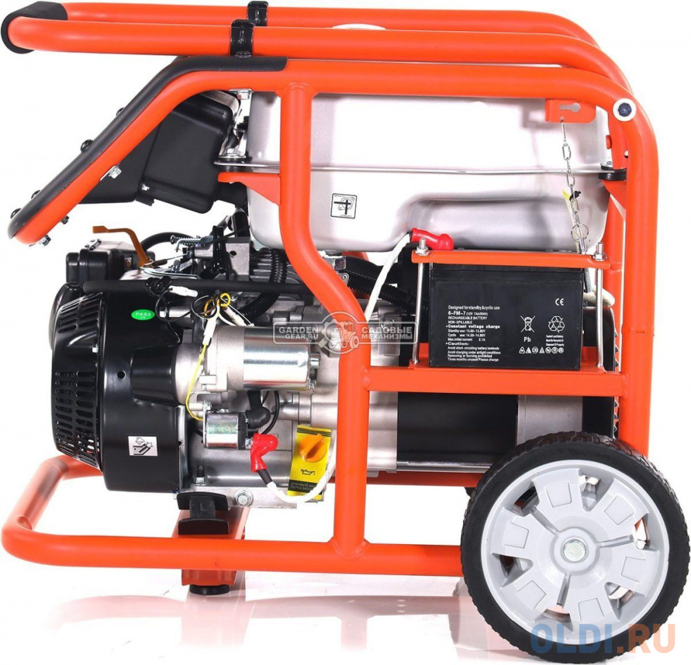 Kranz KR-16-1135 Генератор бензиновый KR5500EA, 5,5кВт, 230В, 25л, коннектор автоматики, электростартер
Kranz KR-16-1135 Генератор бензиновый KR5500EA, 5,5кВт, 230В, 25л, коннектор автоматики, электростартер