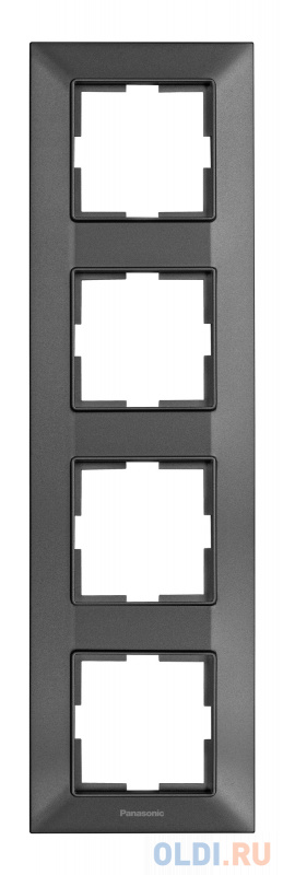 Рамка Panasonic Arkedia Slim WNTF08142DG-RU 4x вертикальный монтаж пластик дымчатый (упак.:1шт)
Рамка Panasonic Arkedia Slim WNTF08142DG-RU 4x вертикальный монтаж пластик дымчатый (упак.:1шт)