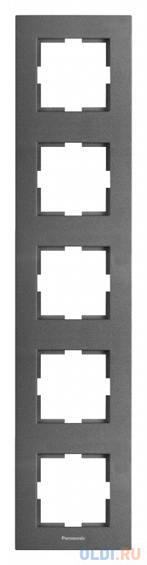 Рамка Panasonic Karre Plus WKTF08152DG-RU 5x вертикальный монтаж пластик дымчатый (упак.:1шт)
Рамка Panasonic Karre Plus WKTF08152DG-RU 5x вертикальный монтаж пластик дымчатый (упак.:1шт)