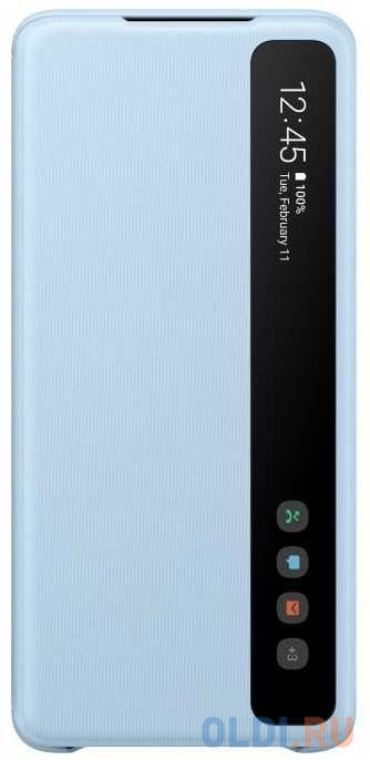 Чехол (флип-кейс) Samsung для Samsung Galaxy S20+ Smart Clear View Cover голубой (EF-ZG985CLEGRU
Чехол (флип-кейс) Samsung для Samsung Galaxy S20+ Smart Clear View Cover голубой (EF-ZG985CLEGRU