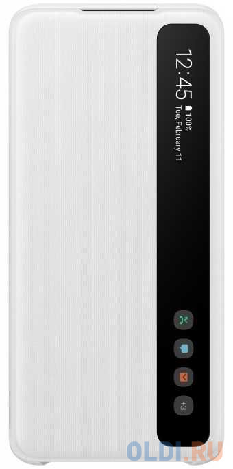 Чехол (флип-кейс) Samsung для Samsung Galaxy S20 Smart Clear View Cover белый (EF-ZG980CWEGRU
Чехол (флип-кейс) Samsung для Samsung Galaxy S20 Smart Clear View Cover белый (EF-ZG980CWEGRU
