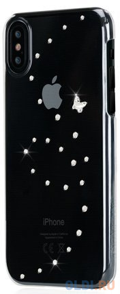 Чехол Bling My Thing для iPhone XS Max, с кристаллами Swarovski. Материал пластик. Коллекция Papillon. Дизайн Pure Brilliant. Цвет прозрачный
Чехол Bling My Thing для iPhone XS Max, с кристаллами Swarovski. Материал пластик. Коллекция Papillon. Дизайн Pure Brilliant. Цвет прозрачный