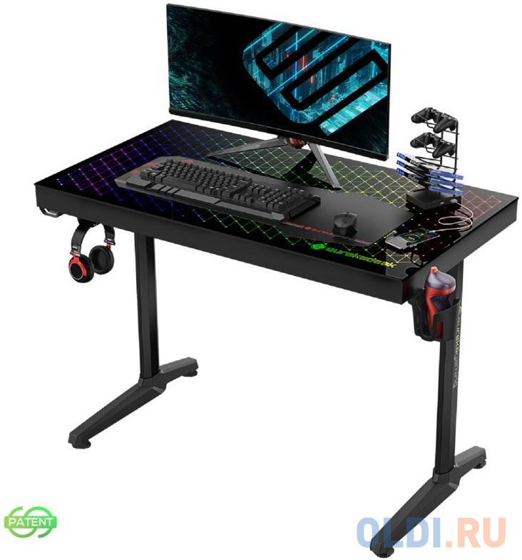 Стол для компьютера (для геймеров) EUREKA со стеклянной столешницей и RGB-подсветкой GTG-I43 Explorer edition, Чёрный
Стол для компьютера (для геймеров) EUREKA со стеклянной столешницей и RGB-подсветкой GTG-I43 Explorer edition, Чёрный