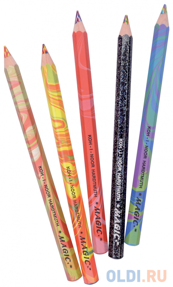 

Набор цветных карандашей Koh-i-Noor Magic 5 шт 17.5 см 3406