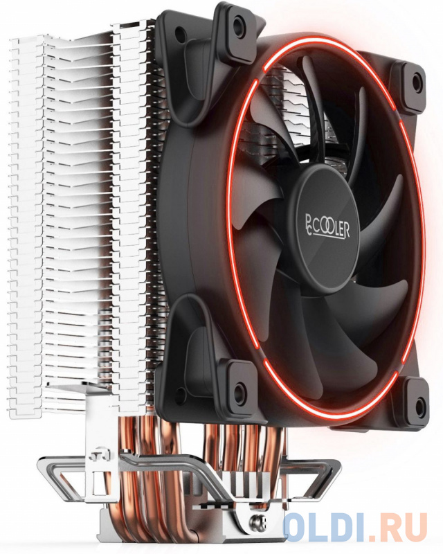 Кулер PCCooler GI-X4R S775/115X/AM2/AM3/AM4 (24 шт/кор, TDP 145W, 120mm PWM SilentPro Red LED FAN, 4 тепловые трубки 6мм, 1000-1800RPM, 26.5dBa)
Кулер PCCooler GI-X4R S775/115X/AM2/AM3/AM4 (24 шт/кор, TDP 145W, 120mm PWM SilentPro Red LED FAN, 4 тепловые трубки 6мм, 1000-1800RPM, 26.5dBa)