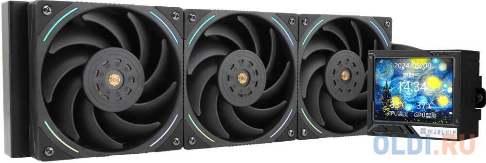 Система водяного охлаждения Thermalright Mjolnir Vision 360 ARGB Soc-AM5/AM4/1151/1200/2066/2011/1700 черный 4-pin 27dB Al LCD Ret (M-VISION-360-BL-AR
Система водяного охлаждения Thermalright Mjolnir Vision 360 ARGB Soc-AM5/AM4/1151/1200/2066/2011/1700 черный 4-pin 27dB Al LCD Ret (M-VISION-360-BL-AR
