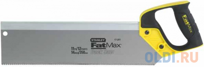 Stanley ножовка по дереву "fatmax jet-cut" с обушком с закаленным зубом 11 х 350мм (2-17-201) 
Stanley ножовка по дереву "fatmax jet-cut" с обушком с закаленным зубом 11 х 350мм (2-17-201)
