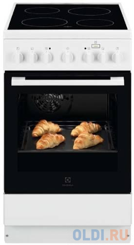 Электрическая плита ELECTROLUX/ Электрическая плита со стеклокерамикой, 50см шириной, белого цвета, мультифункциональная электрическая духовка с паром SteamBake, электрический гриль, механический таймер с отключением духовки, 11 режимов, полезный объём 57
Электрическая плита ELECTROLUX/ Электрическая плита со стеклокерамикой, 50см шириной, белого цвета, мультифункциональная электрическая духовка с паром SteamBake, электрический гриль, механический таймер с отключением духовки, 11 режимов, полезный объём 57