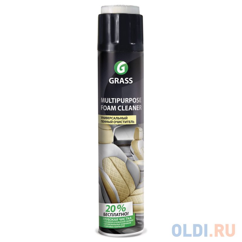 СРЕДСТВО ДЛЯ ОЧИСТКИ САЛОНА УНИВЕРС. ПЕННОЕ "MULTIPURPOSE FOAM CLEANER" 0.75 Л (1/12) "GRASS
СРЕДСТВО ДЛЯ ОЧИСТКИ САЛОНА УНИВЕРС. ПЕННОЕ "MULTIPURPOSE FOAM CLEANER" 0.75 Л (1/12) "GRASS