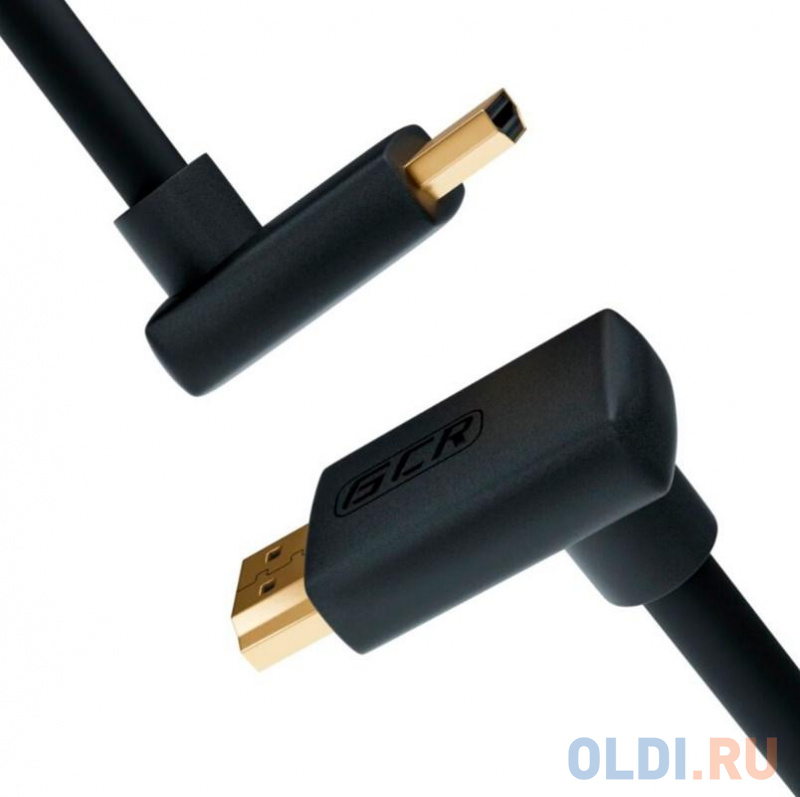 GCR Кабель 3.0m HDMI 2.0, M верхний угол /M верхний угол, черный, HDR 4:2:2, Ultra HD, 4K 60 fps 60Hz/5K*30Hz, 3D, AUDIO, 18.0 Гбит/с, 28/28 AWG, GCR-
GCR Кабель 3.0m HDMI 2.0, M верхний угол /M верхний угол, черный, HDR 4:2:2, Ultra HD, 4K 60 fps 60Hz/5K*30Hz, 3D, AUDIO, 18.0 Гбит/с, 28/28 AWG, GCR-