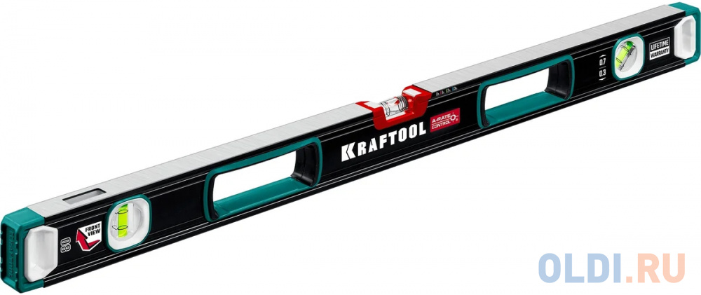 KRAFTOOL A-RATE CONTROL, 800 мм, точность 0.3 мм/м, с инновационным зеркальным глазком, сверхпрочный уровень (34986-80)
KRAFTOOL A-RATE CONTROL, 800 мм, точность 0.3 мм/м, с инновационным зеркальным глазком, сверхпрочный уровень (34986-80)