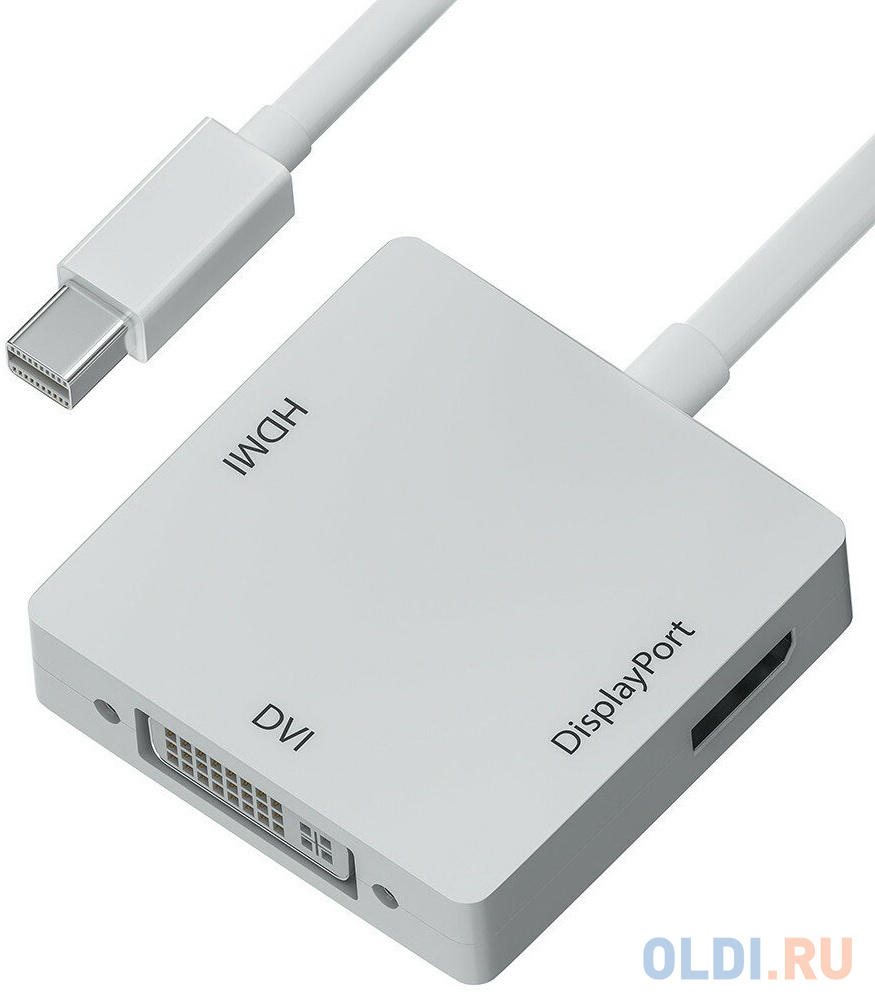 Greenconnect Адаптер-переходник Apple mini DisplayPort 20M > DisplayPort 20F/HDMI 19F/DVI 25+4F, GCR-MDP2DHD
Greenconnect Адаптер-переходник Apple mini DisplayPort 20M > DisplayPort 20F/HDMI 19F/DVI 25+4F, GCR-MDP2DHD