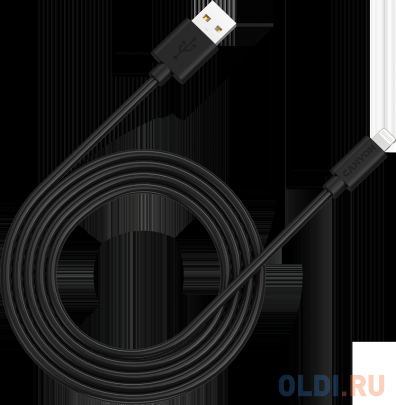 CANYON MFI C48 Lightning USB Cable for Apple (C48), round, PVC, 2M, OD:4.0mm, Power+signal wire: 21AWG*2C+28AWG*2C, Data transfer speed:26MB/s, Black
CANYON MFI C48 Lightning USB Cable for Apple (C48), round, PVC, 2M, OD:4.0mm, Power+signal wire: 21AWG*2C+28AWG*2C, Data transfer speed:26MB/s, Black