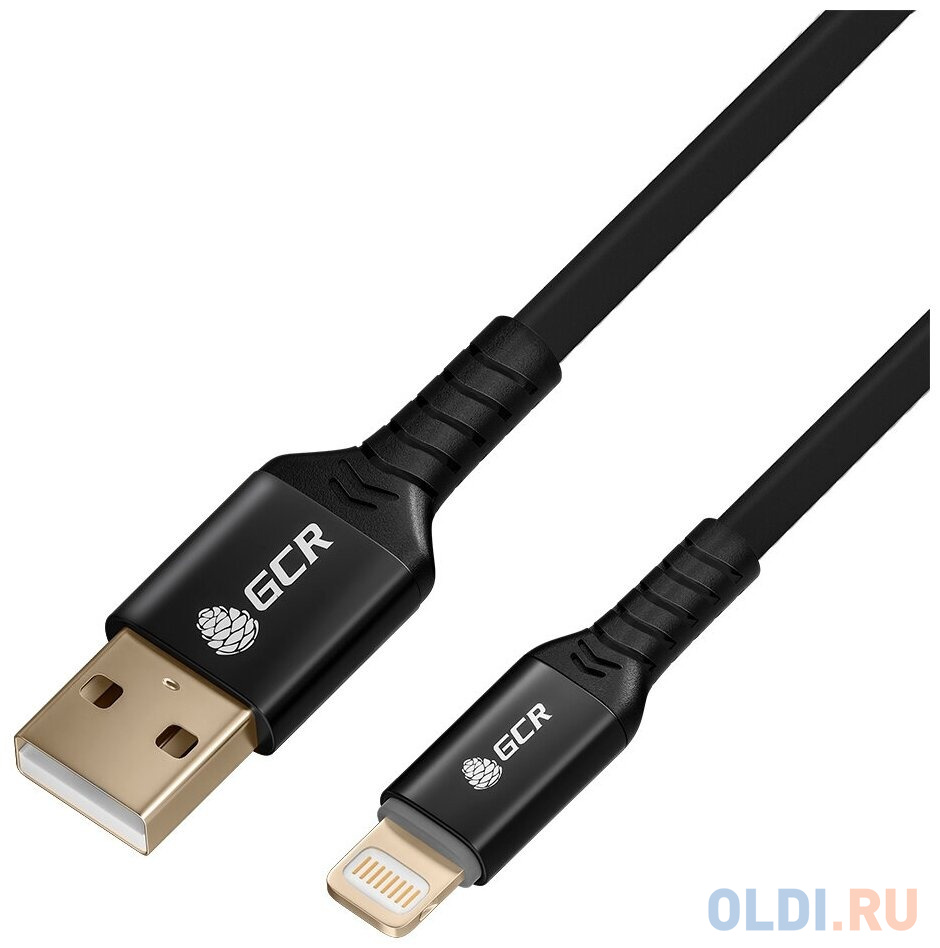 GCR Кабель PREMIUM 1.2m для iPhone, iPad, Air, AM/Lightning, MFI, черный силикон, AL case черный, GCR-53699
GCR Кабель PREMIUM 1.2m для iPhone, iPad, Air, AM/Lightning, MFI, черный силикон, AL case черный, GCR-53699