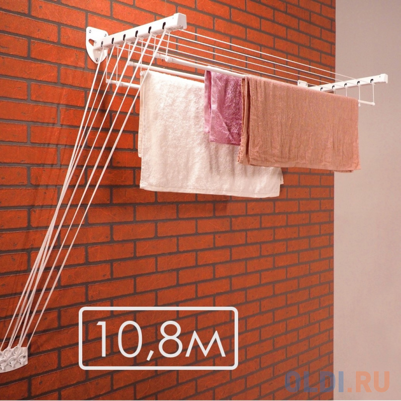 СУШИЛКА ДЛЯ БЕЛЬЯ ПОТОЛОЧНО-НАСТЕННАЯ "LEVEL 180" (СУШ. ПОЛОТНО 10,8 М) (1/8) "ВИОЛЕТ"
СУШИЛКА ДЛЯ БЕЛЬЯ ПОТОЛОЧНО-НАСТЕННАЯ "LEVEL 180" (СУШ. ПОЛОТНО 10,8 М) (1/8) "ВИОЛЕТ"