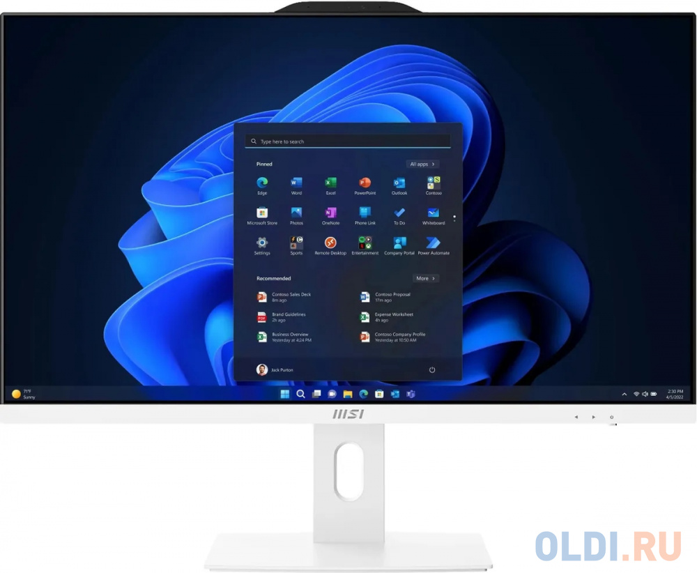 Моноблок MSI Pro AP272P 14M-619XRU 27" Full HD i3 14100 (3.5) 16Gb SSD512Gb UHDG 730 noOS GbitEth WiFi BT 120W клавиатура мышь Cam белый 1920x108
Моноблок MSI Pro AP272P 14M-619XRU 27" Full HD i3 14100 (3.5) 16Gb SSD512Gb UHDG 730 noOS GbitEth WiFi BT 120W клавиатура мышь Cam белый 1920x108