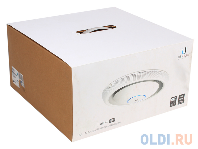 Точка доступа Ubiquiti UniFi AP AC EDU 802.11ac 1750Mbps 2.4 и 5GHz 1x1000Mbps LAN Intercom 287.5x125.9 mm UAP-AC-EDU(EU)
Точка доступа Ubiquiti UniFi AP AC EDU 802.11ac 1750Mbps 2.4 и 5GHz 1x1000Mbps LAN Intercom 287.5x125.9 mm UAP-AC-EDU(EU)