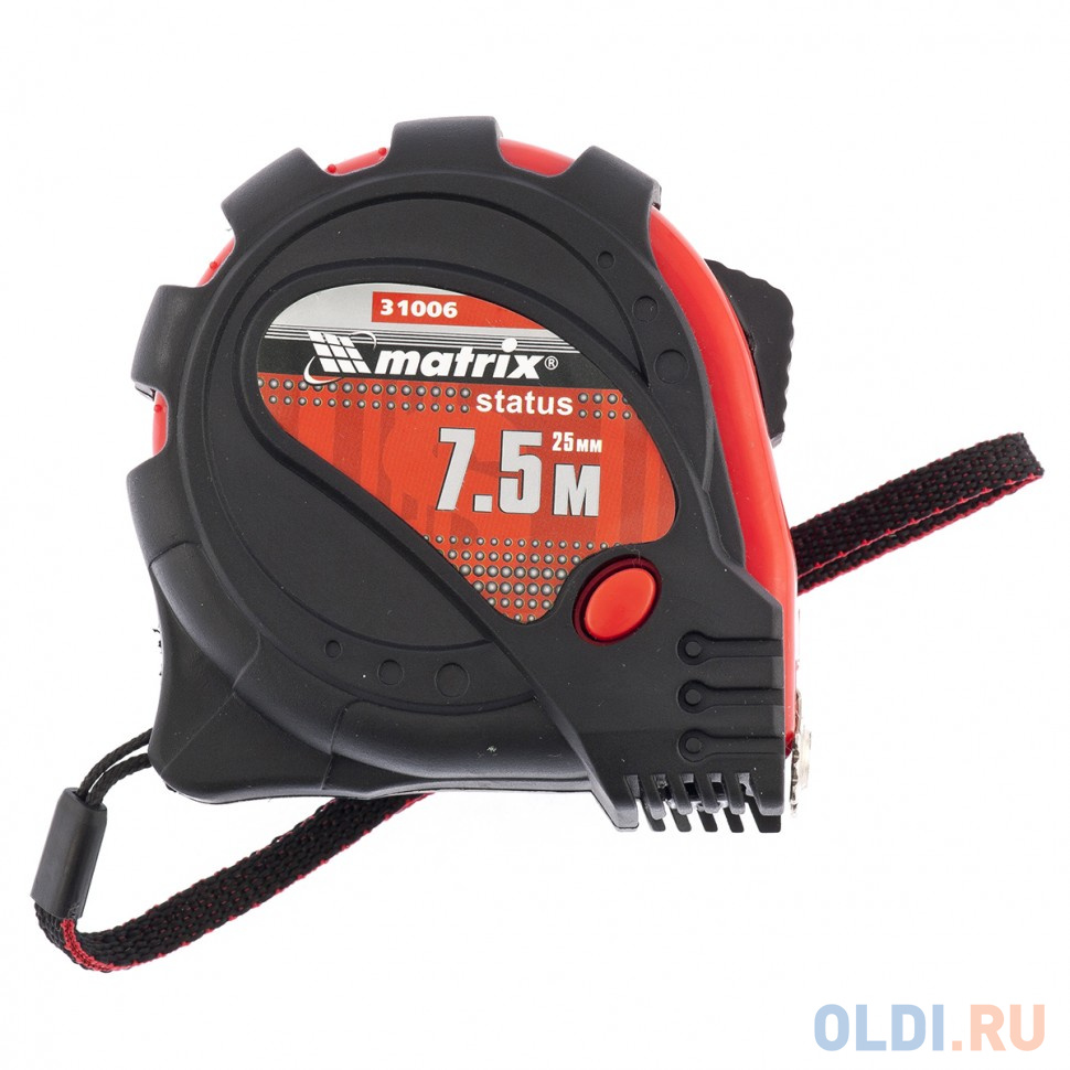 Рулетка Status magnet 3 fixations, 7,5 м х 25 мм, обрезиненный корпус, зацеп с магнитом// Matrix
Рулетка Status magnet 3 fixations, 7,5 м х 25 мм, обрезиненный корпус, зацеп с магнитом// Matrix