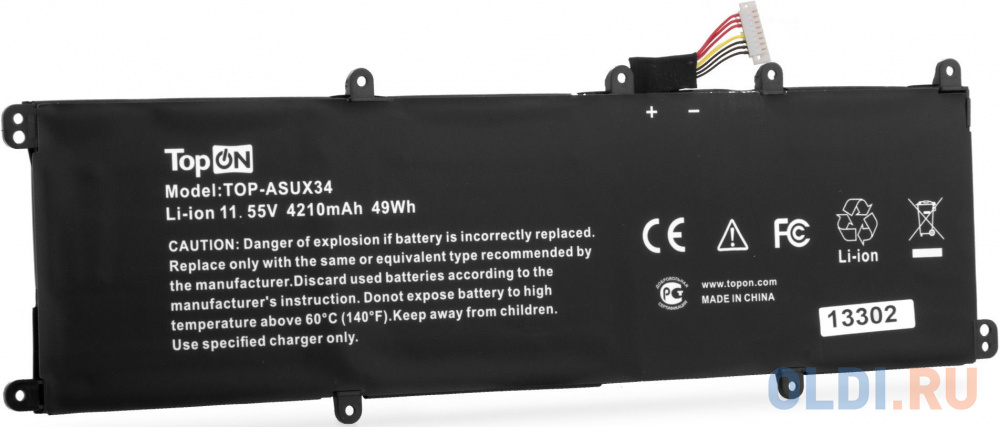 Батарея для ноутбука TopON TOP-ASUX34 11.55V 4210mAh литиево-ионная Asus UX3430UA, UX430UA, UX530UQ, UX530UX (103191)
Батарея для ноутбука TopON TOP-ASUX34 11.55V 4210mAh литиево-ионная Asus UX3430UA, UX430UA, UX530UQ, UX530UX (103191)