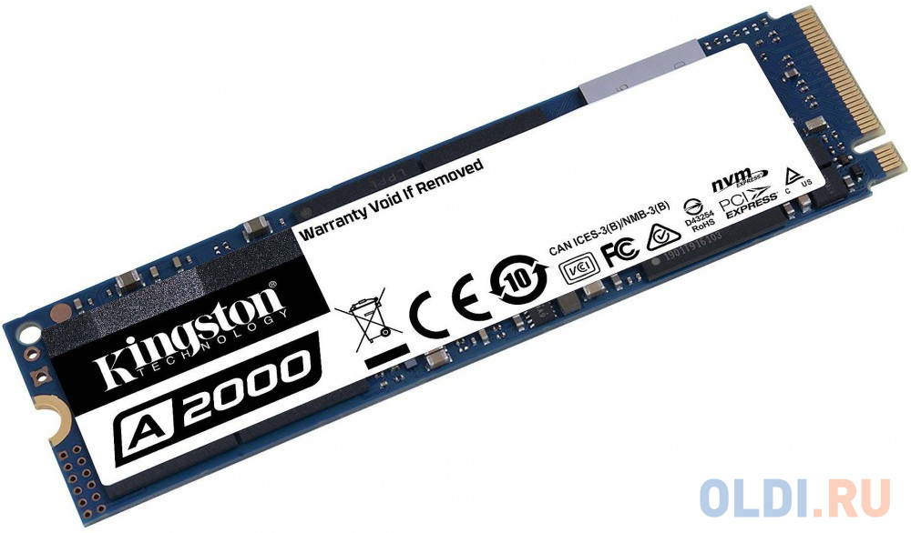 Твердотельный накопитель SSD M.2 1 Tb Kingston A2000 Read 2200Mb/s Write 2000Mb/s 3D NAND TLC SA2000M8/1000G
Твердотельный накопитель SSD M.2 1 Tb Kingston A2000 Read 2200Mb/s Write 2000Mb/s 3D NAND TLC SA2000M8/1000G