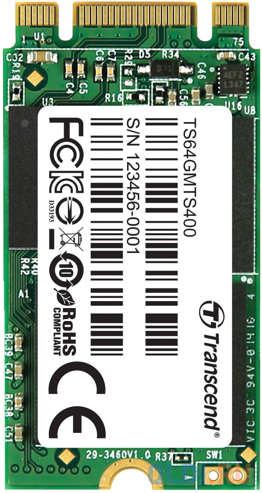 Твердотельный накопитель SSD M.2 64 Gb Transcend MTS400 Read 560Mb/s Write 460Mb/s MLC TS64GMTS400S
Твердотельный накопитель SSD M.2 64 Gb Transcend MTS400 Read 560Mb/s Write 460Mb/s MLC TS64GMTS400S