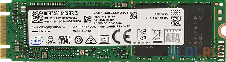 Твердотельный накопитель SSD M.2 256 Gb Intel 545s Series Read 550Mb/s Write 500Mb/s 3D NAND TLC SSDSCKKW256G8 958690
Твердотельный накопитель SSD M.2 256 Gb Intel 545s Series Read 550Mb/s Write 500Mb/s 3D NAND TLC SSDSCKKW256G8 958690