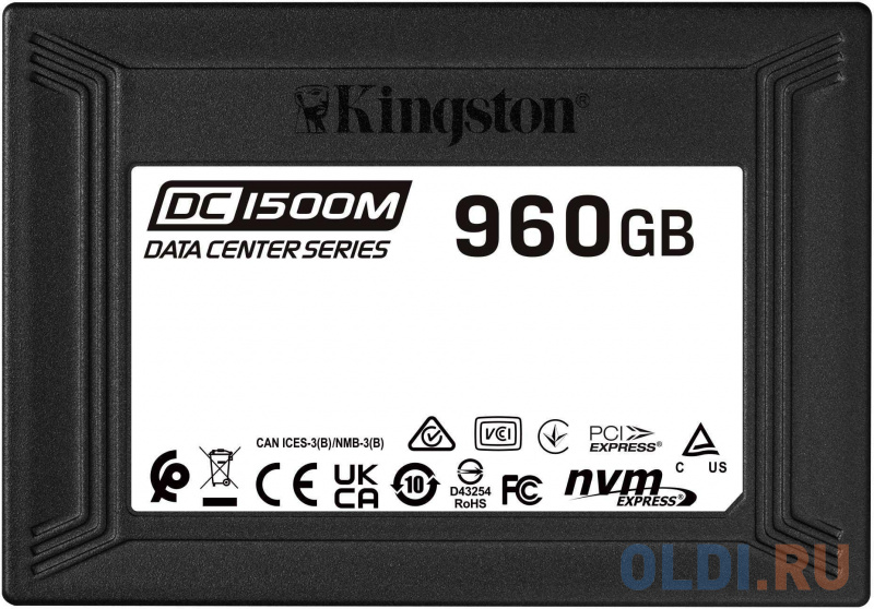 Kingston DC1500M, 960GB, SSD, U.2, NVMe, PCIe 3.0 x4, 3D TLC, R/W 3100/1700MB/s, IOPs 440 000/150 000, 1750TBW, DWPD 1 (5 лет)
Kingston DC1500M, 960GB, SSD, U.2, NVMe, PCIe 3.0 x4, 3D TLC, R/W 3100/1700MB/s, IOPs 440 000/150 000, 1750TBW, DWPD 1 (5 лет)