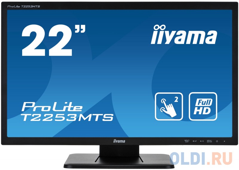 Монитор 22" iiYama ProLite T2253MTS-B1 черный TN 1920x1080 250 cd/m^2 2 ms DVI HDMI VGA Аудио USB
Монитор 22" iiYama ProLite T2253MTS-B1 черный TN 1920x1080 250 cd/m^2 2 ms DVI HDMI VGA Аудио USB