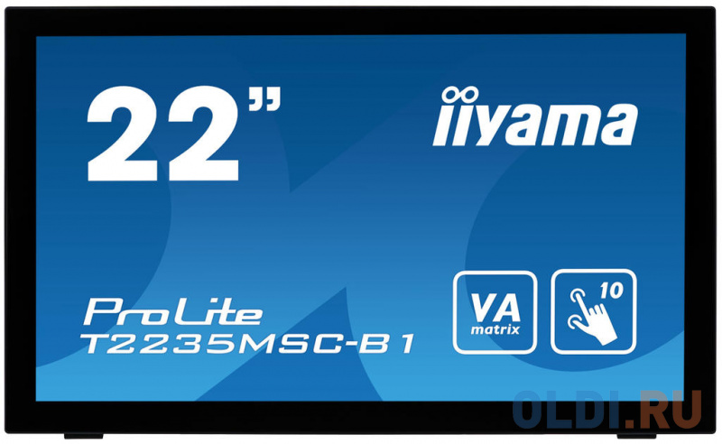 Монитор 22" iiYama Pro Lite T2235MSC-B1 черный VA 1920x1080 225 cd/m^2 6 ms DVI DisplayPort VGA USB
Монитор 22" iiYama Pro Lite T2235MSC-B1 черный VA 1920x1080 225 cd/m^2 6 ms DVI DisplayPort VGA USB