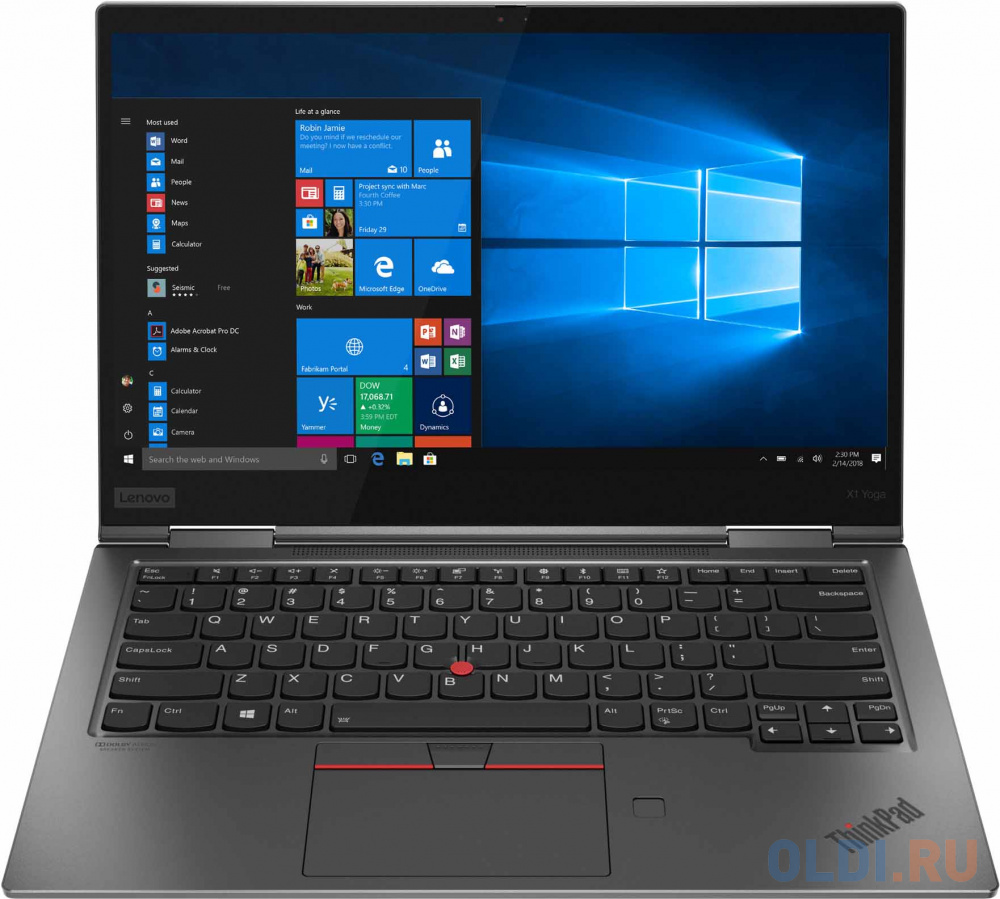 Ультрабук Lenovo ThinkPad X1 Yoga 4 14" 3840x2160 Intel Core i7-8565U 512 Gb 16Gb Bluetooth 5.0 4G LTE Intel UHD Graphics 620 серый Windows 10 Professional 20QF0022RT
Ультрабук Lenovo ThinkPad X1 Yoga 4 14" 3840x2160 Intel Core i7-8565U 512 Gb 16Gb Bluetooth 5.0 4G LTE Intel UHD Graphics 620 серый Windows 10 Professional 20QF0022RT