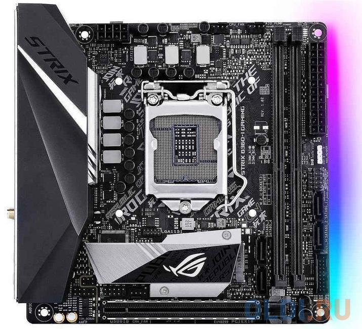 Материнская плата ASUS ROG STRIX B360-I GAMING <S1151v2, B360, 2xDDR4, PCI-Ex16, DP, HDMI, SATA III, M.2, GB Lan, WiFi+Bt, USB3.1, mini-ITX, Retail
Материнская плата ASUS ROG STRIX B360-I GAMING <S1151v2, B360, 2xDDR4, PCI-Ex16, DP, HDMI, SATA III, M.2, GB Lan, WiFi+Bt, USB3.1, mini-ITX, Retail