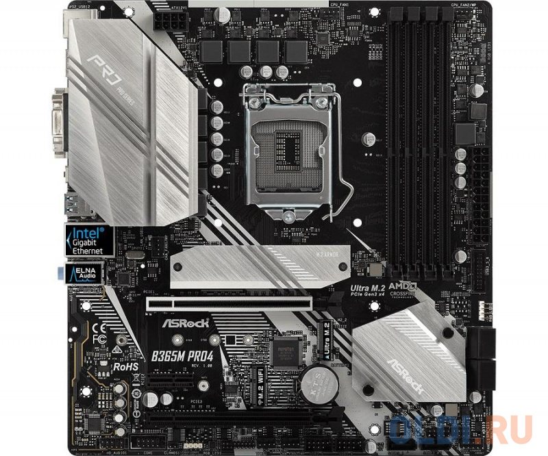 Материнская плата ASRock B365M PRO4 <S1151, iB365, 4xDDR4, 2xPCI-Ex16, PCI-Ex1, D-SUB, DVI, HDMI, SATA III+RAID, M.2, GB Lan, USB3.1, mATX, Retail>
Материнская плата ASRock B365M PRO4 <S1151, iB365, 4xDDR4, 2xPCI-Ex16, PCI-Ex1, D-SUB, DVI, HDMI, SATA III+RAID, M.2, GB Lan, USB3.1, mATX, Retail>