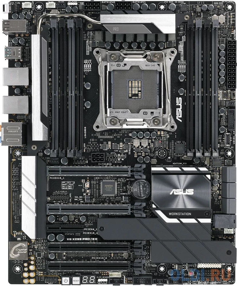 MB ASUS WS X299 PRO/SE Socket 2066 Core™ X-Series Processors, 8xDIMM, Max. 128GB, DDR4 Non-ECC UDIMM
MB ASUS WS X299 PRO/SE Socket 2066 Core™ X-Series Processors, 8xDIMM, Max. 128GB, DDR4 Non-ECC UDIMM