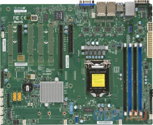 Материнская плата Supermicro MBD-X11SSI-LN4F-O Socket 1151 C236 4xDDR4 1xPCI-E 4x 2xPCI-E 8x 6 ATX
Материнская плата Supermicro MBD-X11SSI-LN4F-O Socket 1151 C236 4xDDR4 1xPCI-E 4x 2xPCI-E 8x 6 ATX