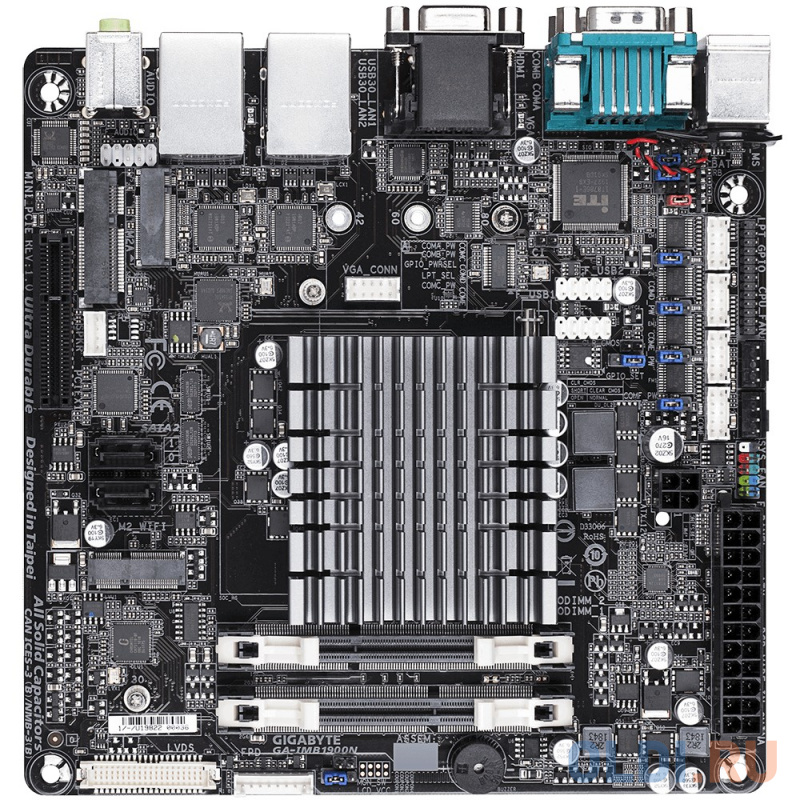 GA-IMB1900N, Intel® Quad-Core Celeron®J1900 (2.42 GHz), 2xDDR3-1333 SO-DIMM, D-SUB+HDMI+LVDS, 1xPCIex1, 1xMiniPCIex1, 2xSATA3, 1xM.2, 5 Ch Audio, 2xGLan, (0+4)xUSB2.0, (4+0)xUSB3.0, 6xCOM, Mini-ITX, RTL {10}
GA-IMB1900N, Intel® Quad-Core Celeron®J1900 (2.42 GHz), 2xDDR3-1333 SO-DIMM, D-SUB+HDMI+LVDS, 1xPCIex1, 1xMiniPCIex1, 2xSATA3, 1xM.2, 5 Ch Audio, 2xGLan, (0+4)xUSB2.0, (4+0)xUSB3.0, 6xCOM, Mini-ITX, RTL {10}