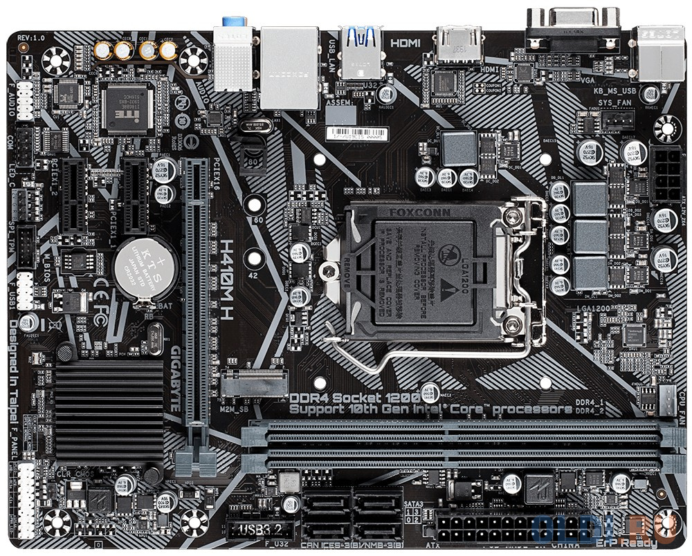 Материнская плата GigaByte H410M H Socket 1200 H410 2xDDR4 1xPCI-E 16x 2xPCI-E 1x 4 mATX Retail
Материнская плата GigaByte H410M H Socket 1200 H410 2xDDR4 1xPCI-E 16x 2xPCI-E 1x 4 mATX Retail