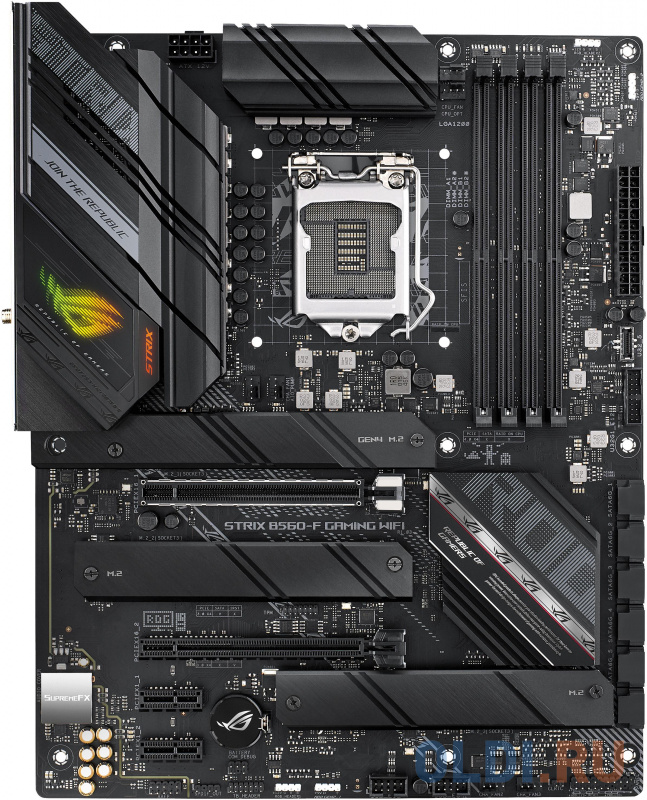 Материнская плата Asus ROG STRIX B560-F GAMING WIFI Soc-1200 Intel B560 4xDDR4 ATX AC`97 8ch(7.1) 2.5Gg+HDMI+DP
Материнская плата Asus ROG STRIX B560-F GAMING WIFI Soc-1200 Intel B560 4xDDR4 ATX AC`97 8ch(7.1) 2.5Gg+HDMI+DP