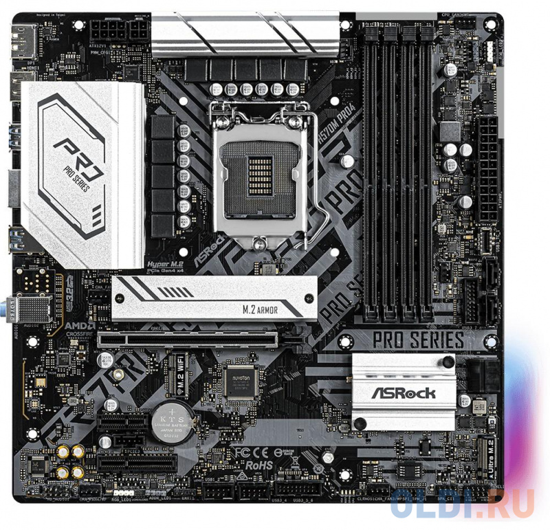 Материнская плата ASRock H570M PRO4 Socket 1200 H570 4xDDR4 1xPCI-E 16x 1xPCI-E 1x 1xPCI-E 4x 4 mATX Retail
Материнская плата ASRock H570M PRO4 Socket 1200 H570 4xDDR4 1xPCI-E 16x 1xPCI-E 1x 1xPCI-E 4x 4 mATX Retail