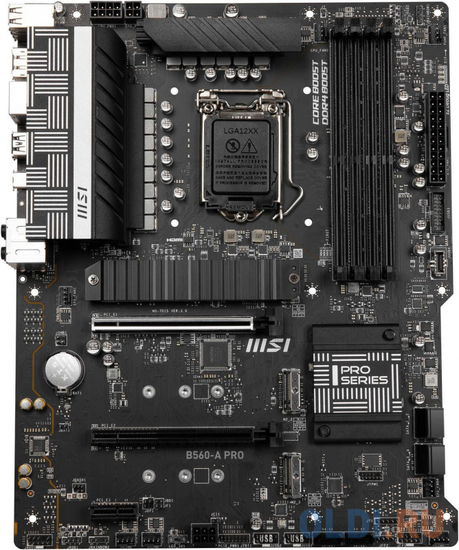 Материнская плата MSI B560-A PRO Soc-1200 Intel B560 4xDDR4 ATX AC`97 8ch(7.1) 2.5Gg+VGA+HDMI+DP
Материнская плата MSI B560-A PRO Soc-1200 Intel B560 4xDDR4 ATX AC`97 8ch(7.1) 2.5Gg+VGA+HDMI+DP