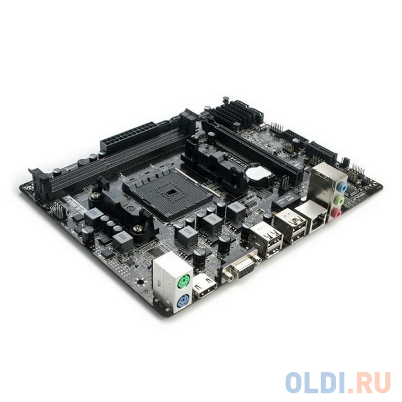 C.A68M-E V15, Socket FM2, AMD A68H, 2xDDR3-1600, D-SUB+HDMI, 1xPCI-Ex16, 1xPCI-Ex1, 4xSATA3, 6 Ch Audio, GLan, (4+2)xUSB2.0, (0+2)xUSB3.0, 2xPS/2, mAT
C.A68M-E V15, Socket FM2, AMD A68H, 2xDDR3-1600, D-SUB+HDMI, 1xPCI-Ex16, 1xPCI-Ex1, 4xSATA3, 6 Ch Audio, GLan, (4+2)xUSB2.0, (0+2)xUSB3.0, 2xPS/2, mAT