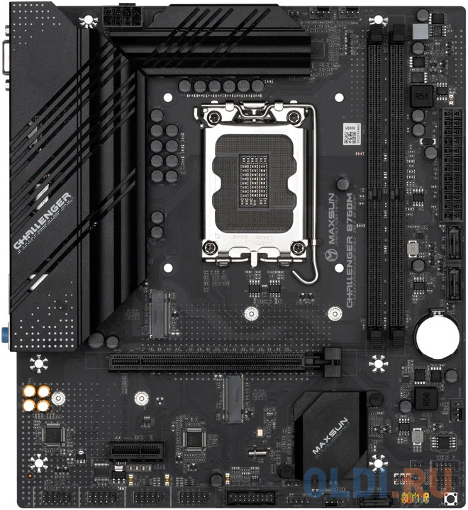 Материнская плата MB Maxsun <MS-Challenger B760M> LGA1700 <B760> 1*PCIEx16, 1*PCIEx4, 2*M.2 , 3*SATA3, HDMI+VGA, mATX, 2*DDR4
Материнская плата MB Maxsun <MS-Challenger B760M> LGA1700 <B760> 1*PCIEx16, 1*PCIEx4, 2*M.2 , 3*SATA3, HDMI+VGA, mATX, 2*DDR4