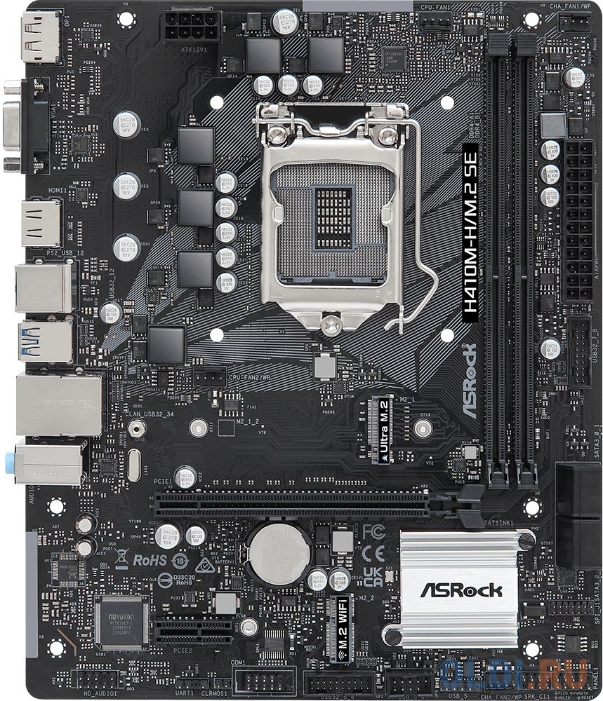 Asrock H410M-H/M.2 SE Soc-1200 Intel H370 2xDDR4 mATX AC`97 8ch(7.1) GbLAN+VGA+HDM
Asrock H410M-H/M.2 SE Soc-1200 Intel H370 2xDDR4 mATX AC`97 8ch(7.1) GbLAN+VGA+HDM