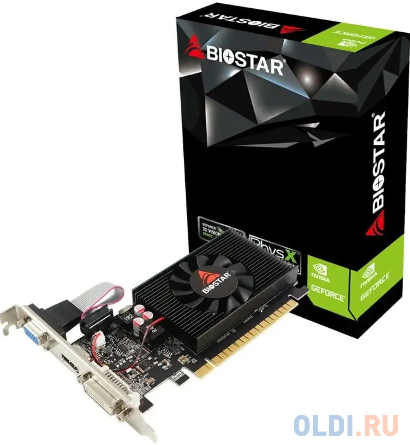 Видеокарта Biostar PCI-E GT710-2GB D3 LP NVIDIA GeForce GT 710 2Gb 64bit DDR3 954/1333 DVIx1 HDMIx1 CRTx1 HDCP Ret low profile
Видеокарта Biostar PCI-E GT710-2GB D3 LP NVIDIA GeForce GT 710 2Gb 64bit DDR3 954/1333 DVIx1 HDMIx1 CRTx1 HDCP Ret low profile