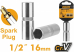   1/2" 16  INGCO HSPS12161 INDUSTRIAL