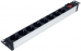 LANDE    19" 1U, 8  Schuko, 1x16A  , 4000 W, 250V AC,  , 4824444,   3x1.5 2,5 ,  Schuko