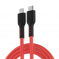 USB- ZMI GL870 Type-C to Lightning silicone Cable ?1m? red (ZMKGL870CNRD)
