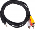   3.5 Jack (M)/3 RCA (M) Telecom TAV4545-2M