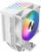   / PCCooler R400 ARGB WH (180W, 4-pin PWM, 133mm, Al/Cu, 4x6mm, ARGB, 1x92mm, 40.94CFM, 30dBA, 2200RPM, S: 1851/1700/1200/115X, AM5/AM4, white)