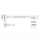 P7360GB00800-1 Cable MCIO x8 74P ( Straight Type) -TO- MCIO x8 74P ( Right Exit) , 85 Ohm, L:80cm (CMCMC)