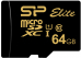   microSD 64GB Silicon Power Elite Gold microSDXC Class 10 UHS-I U1 85Mb/s